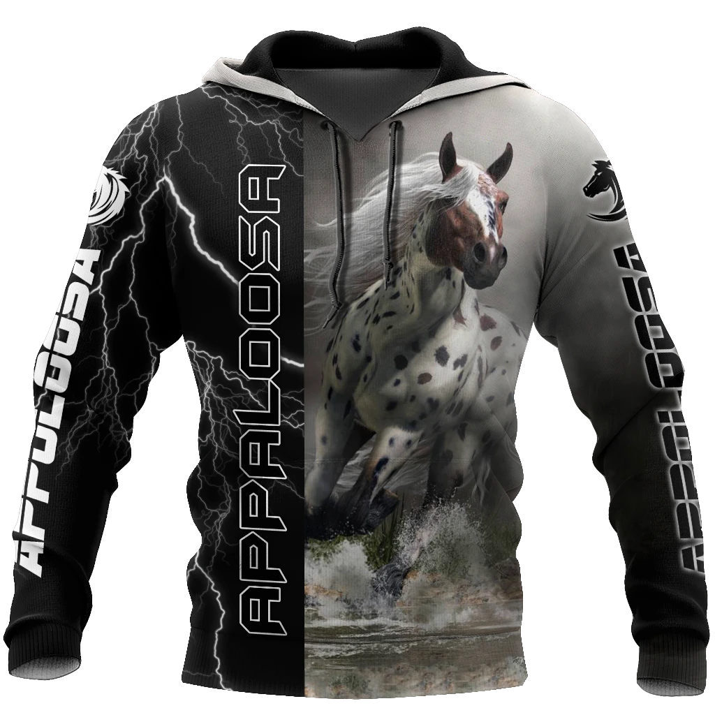 Awesome Hoodie 3D All Over Print Appaloosa Horse - Hoodie, T-Shirt, Zip Hoodies, Sweatshirt ND543