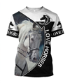 Awesome Hoodie 3D All Over Print Love Horse - Hoodie, T-Shirt, Zip Hoodies, Sweatshirt ND546