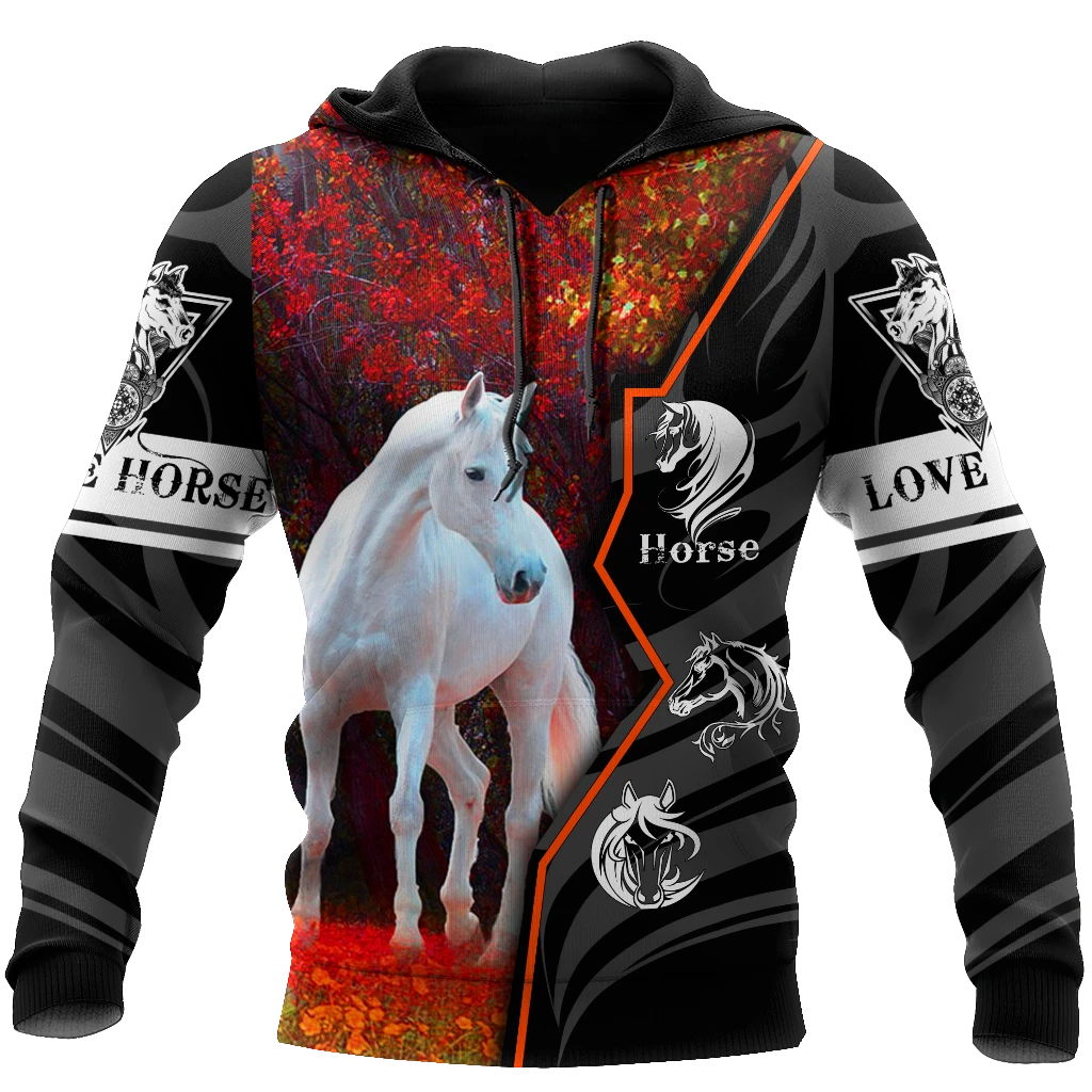 Awesome Hoodie 3D All Over Print Beautiful Horse - Hoodie, T-Shirt, Zip Hoodies, Sweatshirt ND547