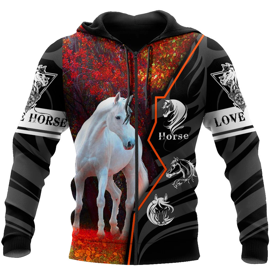 Awesome Hoodie 3D All Over Print Beautiful Horse - Hoodie, T-Shirt, Zip Hoodies, Sweatshirt ND547
