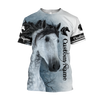Awesome Hoodie 3D All Over Print Horse Custom Name - Hoodie, T-Shirt, Zip Hoodies, Sweatshirt ND548