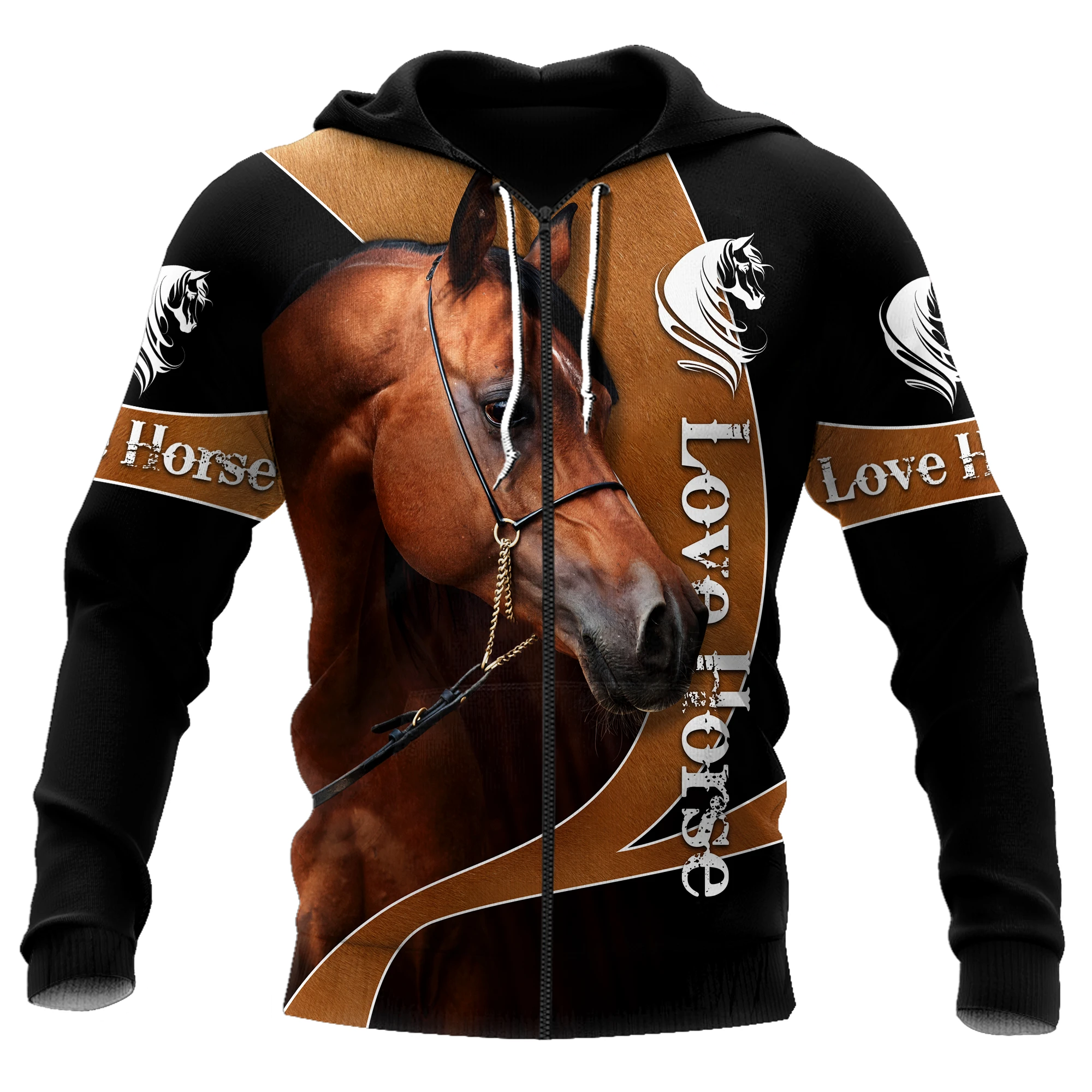 Awesome Hoodie 3D All Over Print Love Horse - Hoodie, T-Shirt, Zip Hoodies, Sweatshirt ND551
