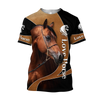 Awesome Hoodie 3D All Over Print Love Horse - Hoodie, T-Shirt, Zip Hoodies, Sweatshirt ND551