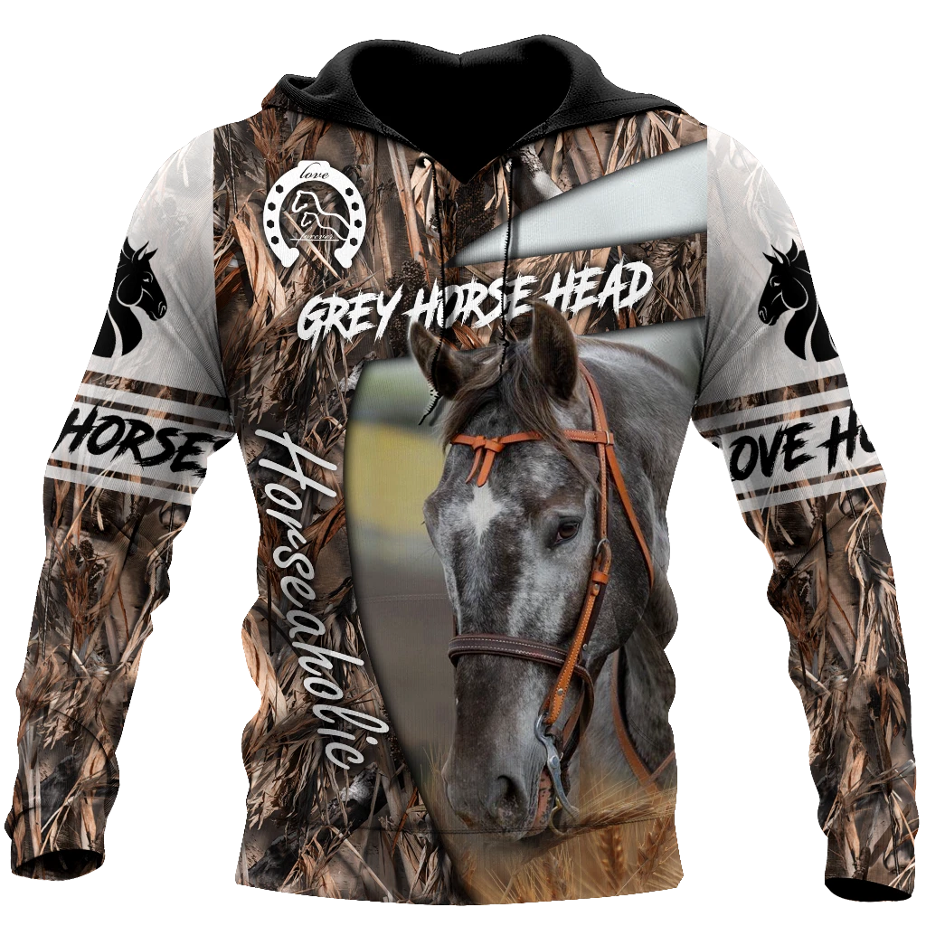 Awesome Hoodie 3D All Over Print Love Horse - Hoodie, T-Shirt, Zip Hoodies, Sweatshirt ND552