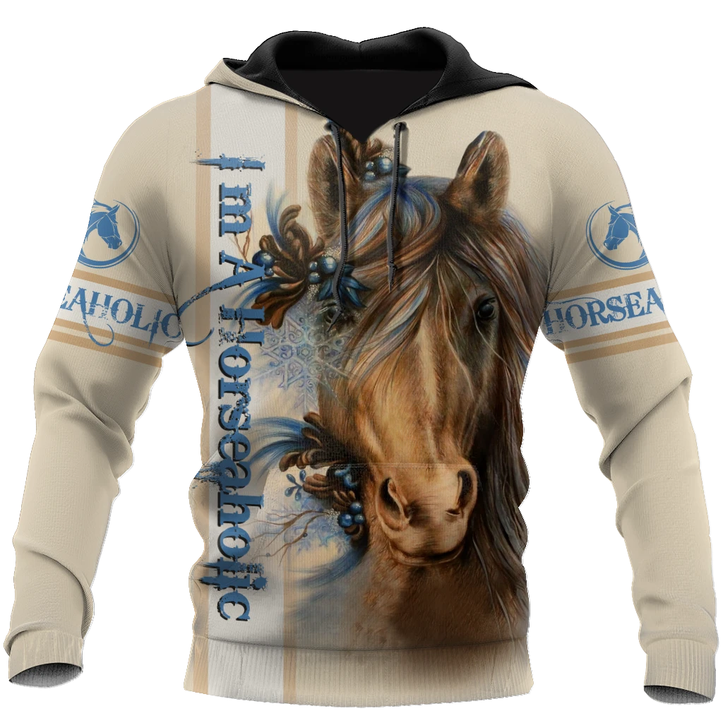 Awesome Hoodie 3D All Over Print Horseaholic - Hoodie, T-Shirt, Zip Hoodies, Sweatshirt ND554