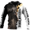 Awesome Hoodie 3D All Over Print Friesian Horse - Hoodie, T-Shirt, Zip Hoodies, Sweatshirt ND555