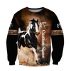 Awesome Hoodie 3D All Over Print Love Horse Custom Name  - Hoodie, T-Shirt, Zip Hoodies, Sweatshirt ND556