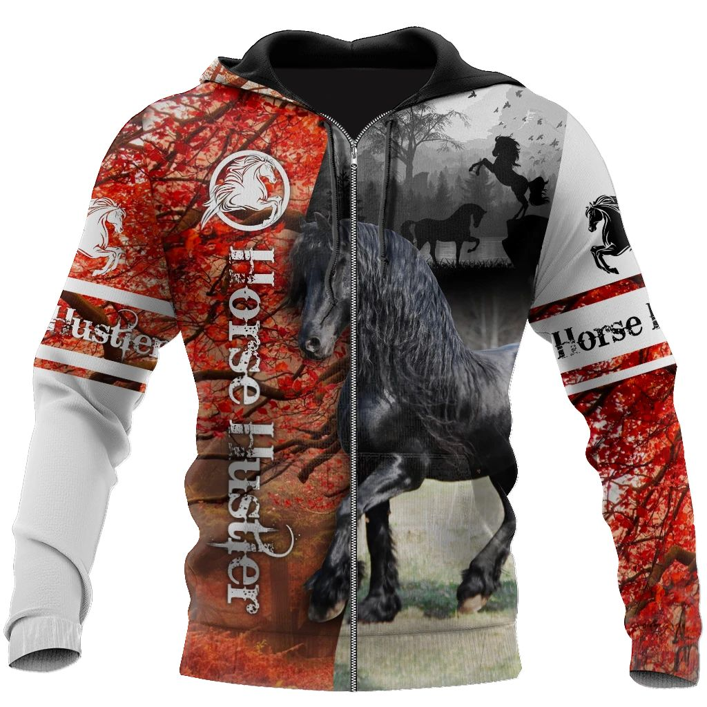 Awesome Hoodie 3D All Over Print Love Horse - Hoodie, T-Shirt, Zip Hoodies, Sweatshirt ND560
