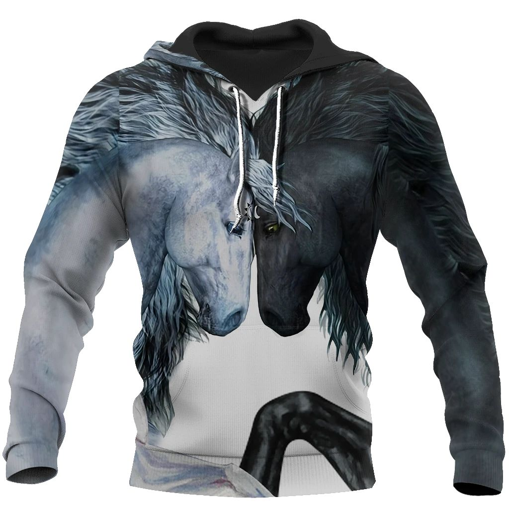 Awesome Hoodie 3D All Over Print Love Horse - Hoodie, T-Shirt, Zip Hoodies, Sweatshirt ND561