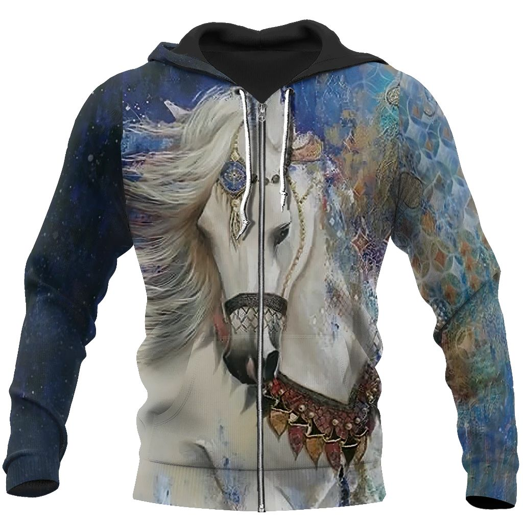 Awesome Hoodie 3D All Over Print Love Horse - Hoodie, T-Shirt, Zip Hoodies, Sweatshirt ND562