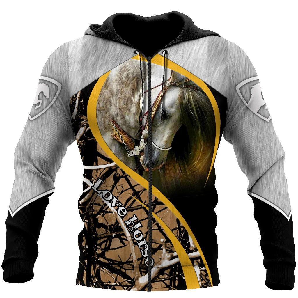 Awesome Hoodie 3D All Over Print Love Horse - Hoodie, T-Shirt, Zip Hoodies, Sweatshirt ND563