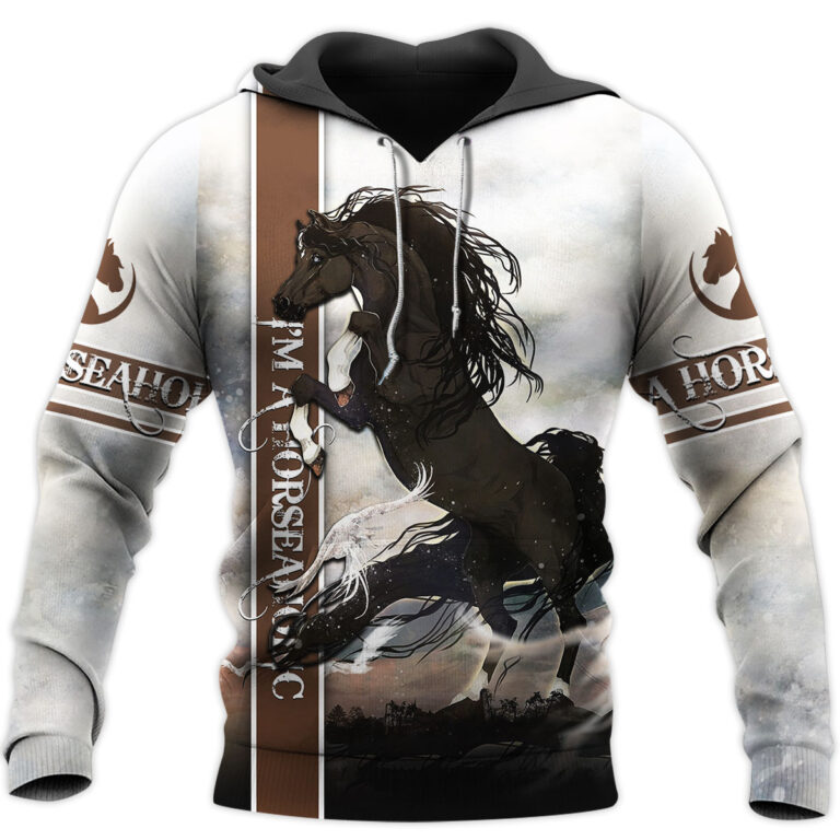Awesome Hoodie 3D All Over Print Love Horse - Hoodie, T-Shirt, Zip Hoodies, Sweatshirt ND564
