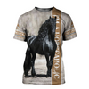 Awesome Hoodie 3D All Over Print Love Horse - Hoodie, T-Shirt, Zip Hoodies, Sweatshirt ND566