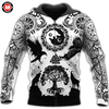 Awesome Hoodie 3D All Over Print Love Viking Tattoos- Hoodie, T-Shirt, Zip Hoodies, Sweatshirt ND567