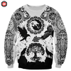 Awesome Hoodie 3D All Over Print Love Viking Tattoos- Hoodie, T-Shirt, Zip Hoodies, Sweatshirt ND567