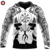 Awesome Hoodie 3D All Over Print Love Viking Tattoos- Hoodie, T-Shirt, Zip Hoodies, Sweatshirt ND569