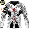 Awesome Hoodie 3D All Over Print Love Viking Tattoos- Hoodie, T-Shirt, Zip Hoodies, Sweatshirt ND570