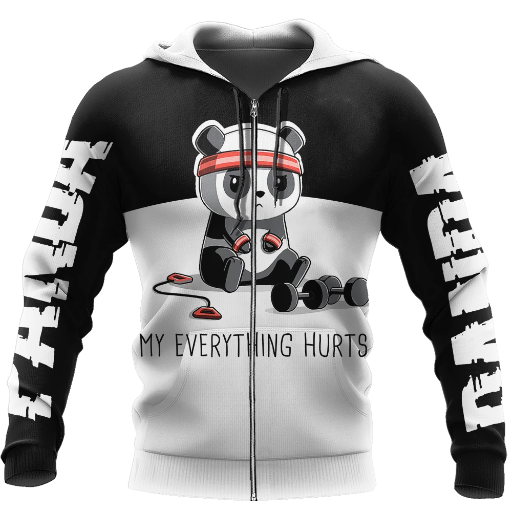 Awesome Hoodie 3D All Over Print Love Panda - Hoodie, T-Shirt, Zip Hoodies, Sweatshirt ND571
