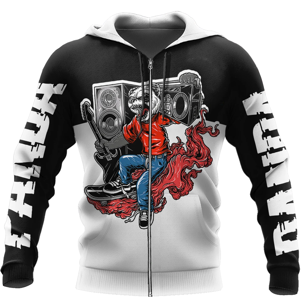 Awesome Hoodie 3D All Over Print Love Panda Playboy - Hoodie, T-Shirt, Zip Hoodies, Sweatshirt ND572