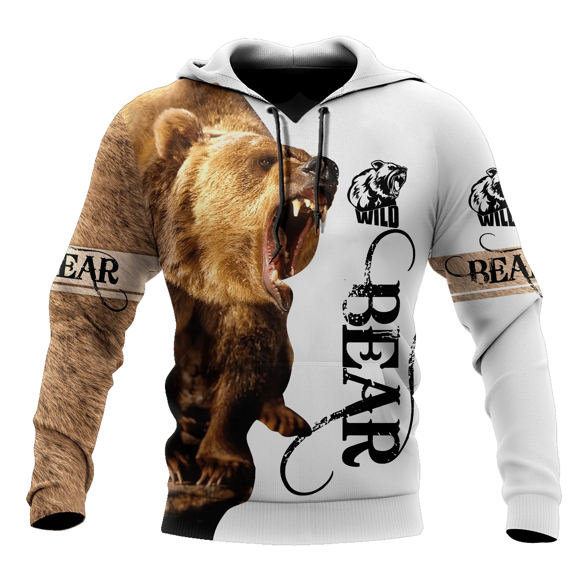 Awesome Hoodie 3D All Over Print Love Bear - Hoodie, T-Shirt, Zip Hoodies, Sweatshirt ND581