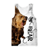 Awesome Hoodie 3D All Over Print Love Bear - Hoodie, T-Shirt, Zip Hoodies, Sweatshirt ND581