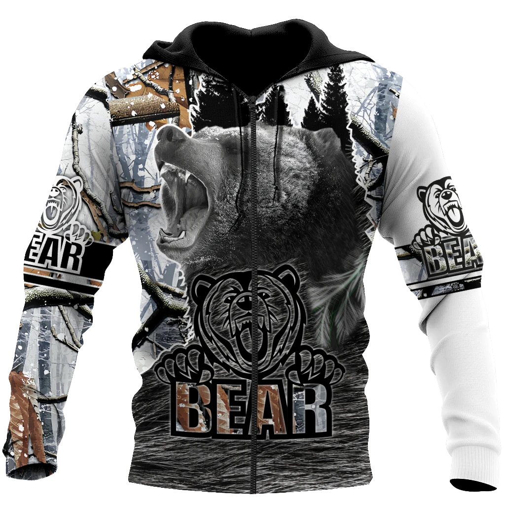 Awesome Hoodie 3D All Over Print Love Bear - Hoodie, T-Shirt, Zip Hoodies, Sweatshirt ND582