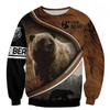 Awesome Hoodie 3D All Over Print Love Bear - Hoodie, T-Shirt, Zip Hoodies, Sweatshirt ND584