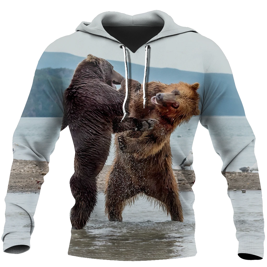 Awesome Hoodie 3D All Over Print Love Bear - Hoodie, T-Shirt, Zip Hoodies, Sweatshirt ND591