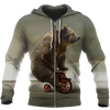 Awesome Hoodie 3D All Over Print Love Bear - Hoodie, T-Shirt, Zip Hoodies, Sweatshirt ND592