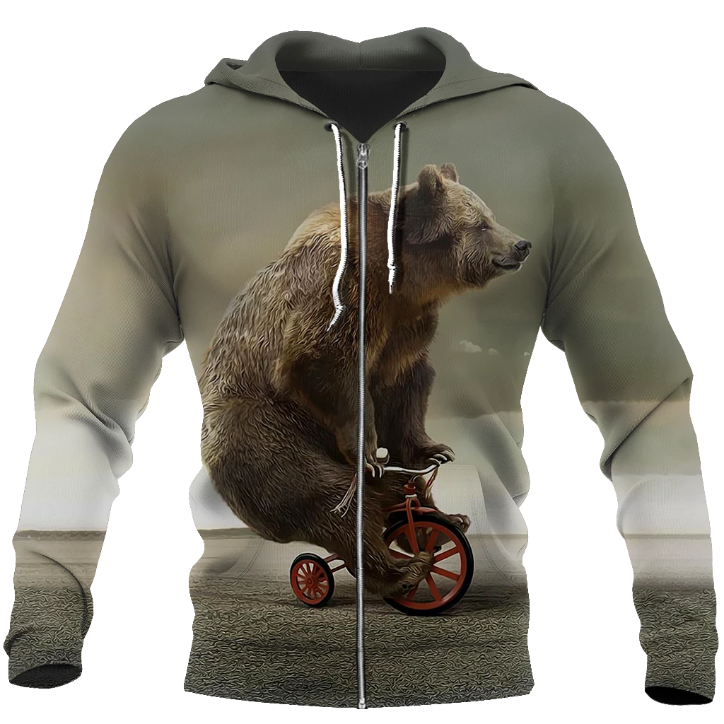 Awesome Hoodie 3D All Over Print Love Bear - Hoodie, T-Shirt, Zip Hoodies, Sweatshirt ND592