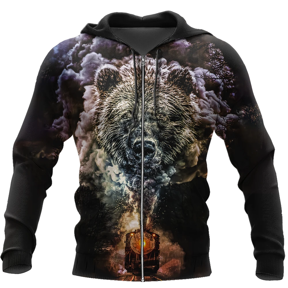 Awesome Hoodie 3D All Over Print Love Bear - Hoodie, T-Shirt, Zip Hoodies, Sweatshirt ND593