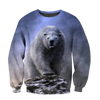 Awesome Hoodie 3D All Over Print Love Polar Bear - Hoodie, T-Shirt, Zip Hoodies, Sweatshirt ND595