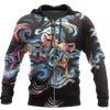 Awesome Hoodie 3D All Over Print Love Bear Tattoos - Hoodie, T-Shirt, Zip Hoodies, Sweatshirt ND597
