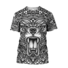 Awesome Hoodie 3D All Over Print Bear Tattoos- Hoodie, T-Shirt, Zip Hoodies, Sweatshirt ND600