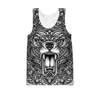 Awesome Hoodie 3D All Over Print Bear Tattoos- Hoodie, T-Shirt, Zip Hoodies, Sweatshirt ND600