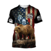 Awesome Hoodie 3D All Over Print Bear Hunter - Hoodie, T-Shirt, Zip Hoodies, Sweatshirt ND602