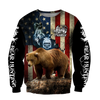 Awesome Hoodie 3D All Over Print Bear Hunter - Hoodie, T-Shirt, Zip Hoodies, Sweatshirt ND602