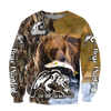 Awesome Hoodie 3D All Over Print Bear Hunting - Hoodie, T-Shirt, Zip Hoodies, Sweatshirt ND606