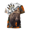 Awesome Hoodie 3D All Over Print Bear Hunting - Hoodie, T-Shirt, Zip Hoodies, Sweatshirt ND607