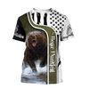 Awesome Hoodie 3D All Over Print Bear Hunting - Hoodie, T-Shirt, Zip Hoodies, Sweatshirt ND608