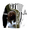 Awesome Hoodie 3D All Over Print Bear Hunting - Hoodie, T-Shirt, Zip Hoodies, Sweatshirt ND608