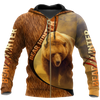Awesome Hoodie 3D All Over Print Bear Hunting - Hoodie, T-Shirt, Zip Hoodies, Sweatshirt ND609