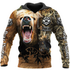Awesome Hoodie 3D All Over Print Bear Hunter - Hoodie, T-Shirt, Zip Hoodies, Sweatshirt ND610
