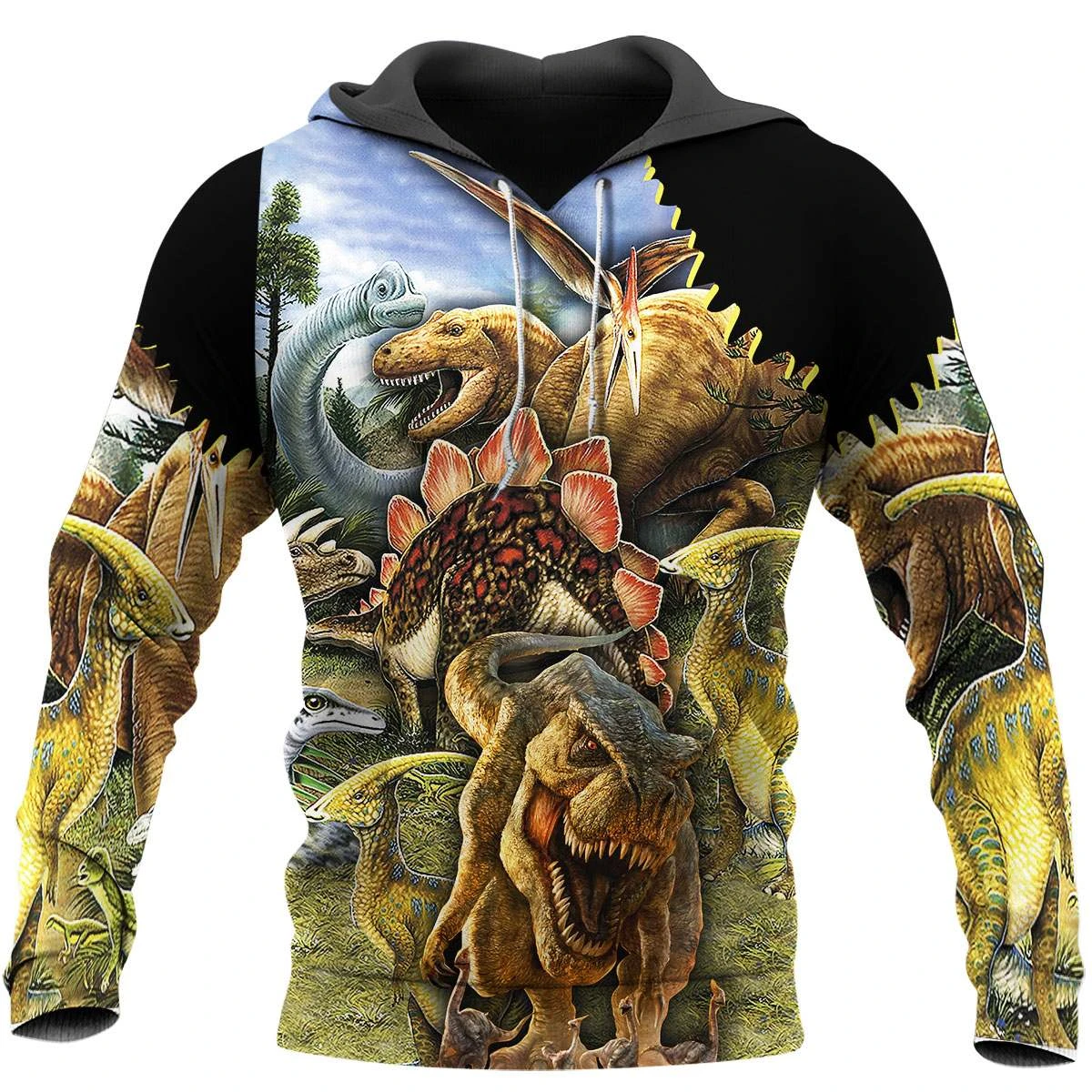 Awesome Hoodie 3D All Over Print Dinosaurs Wolrd - Hoodie, T-Shirt, Zip Hoodies, Sweatshirt ND613