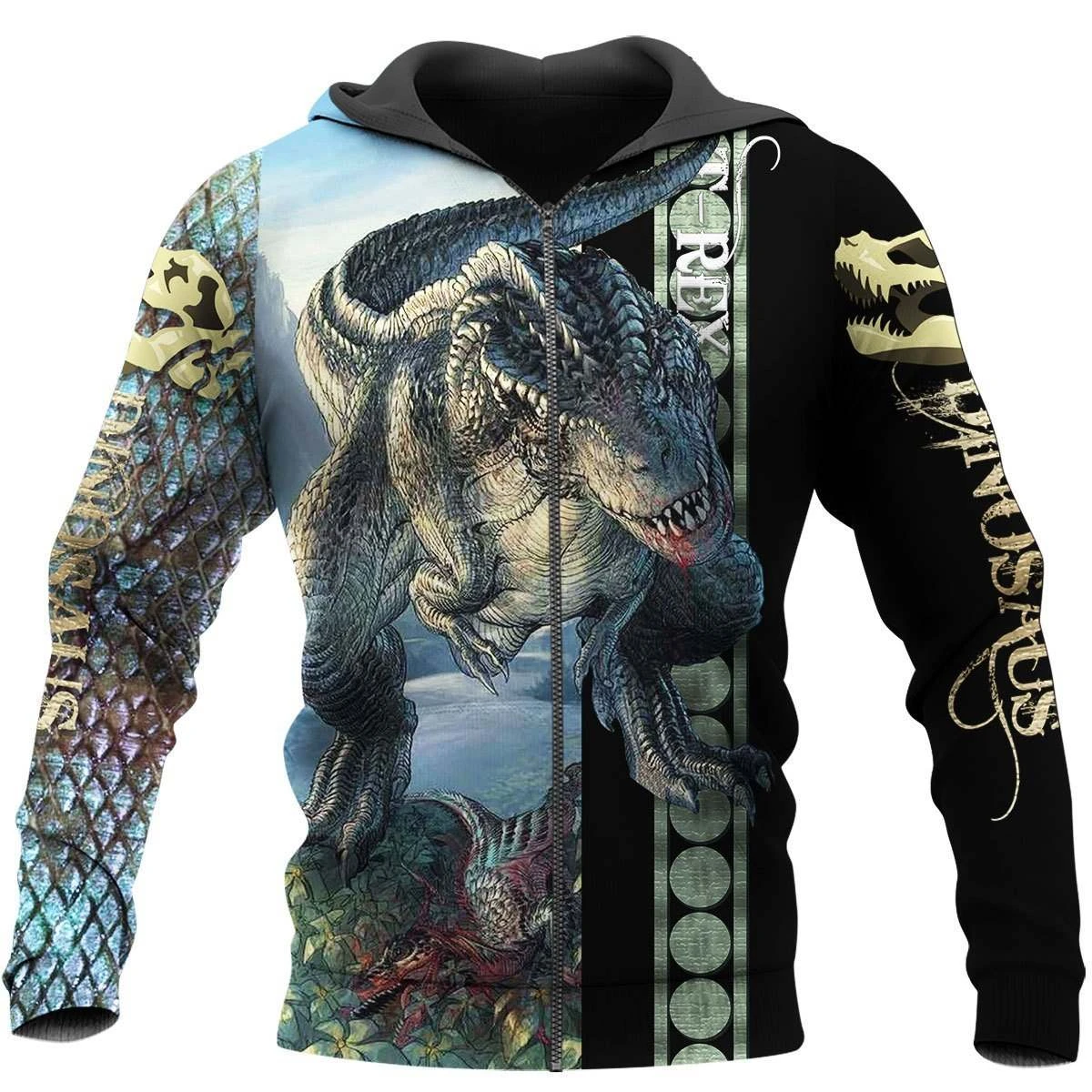 Awesome Hoodie 3D All Over Print Dinosaurs - Hoodie, T-Shirt, Zip Hoodies, Sweatshirt ND620