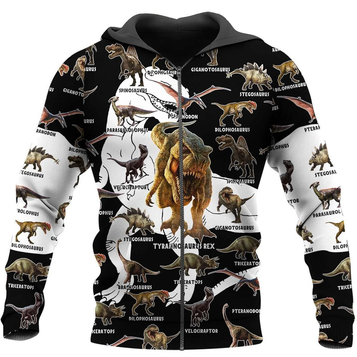 Awesome Hoodie 3D All Over Print Dinosaurs - Hoodie, T-Shirt, Zip Hoodies, Sweatshirt ND622