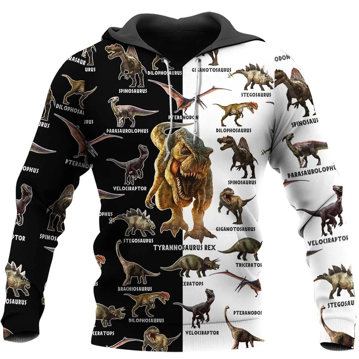 Awesome Hoodie 3D All Over Print Dinosaurs - Hoodie, T-Shirt, Zip Hoodies, Sweatshirt ND623