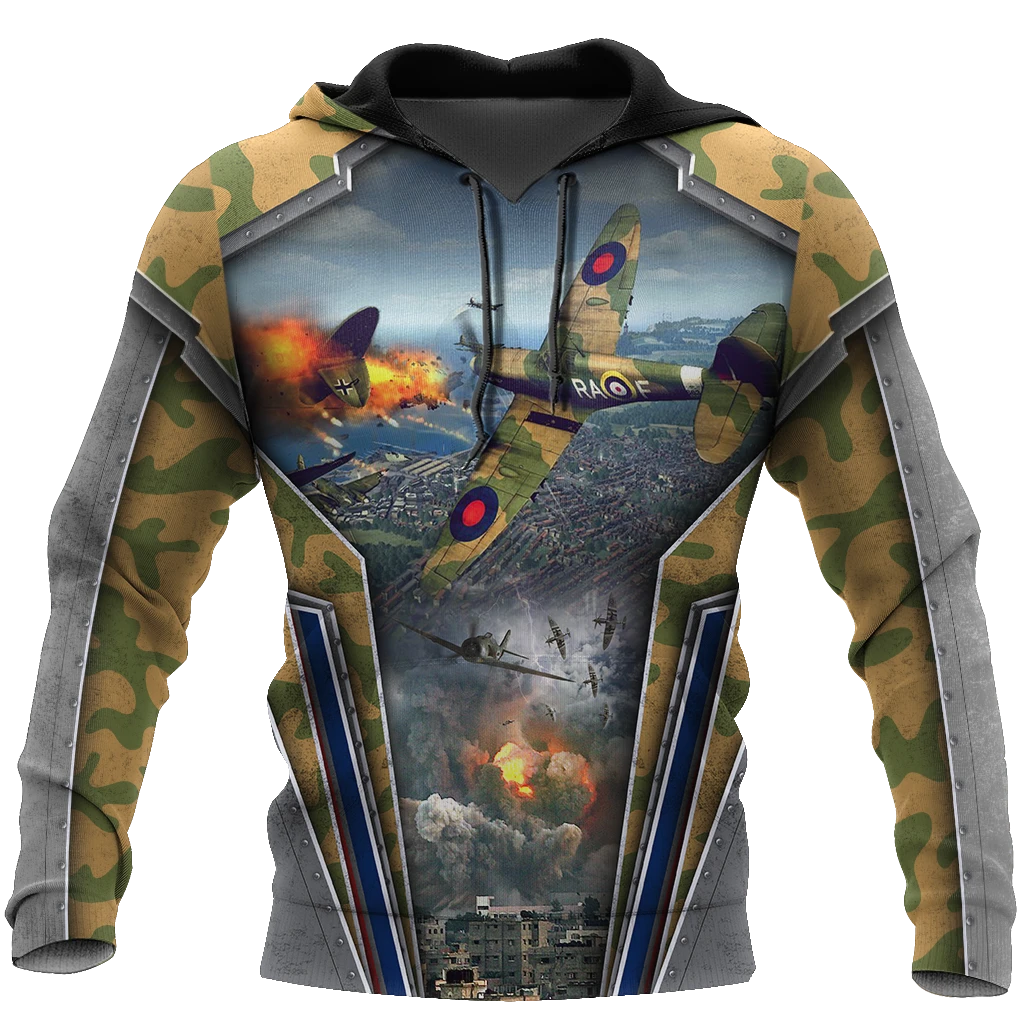 Awesome Hoodie 3D All Over Print Air Force Aircraft Supermarine Spitfire - Hoodie, T-Shirt, Zip Hoodies, Sweatshirt ND627