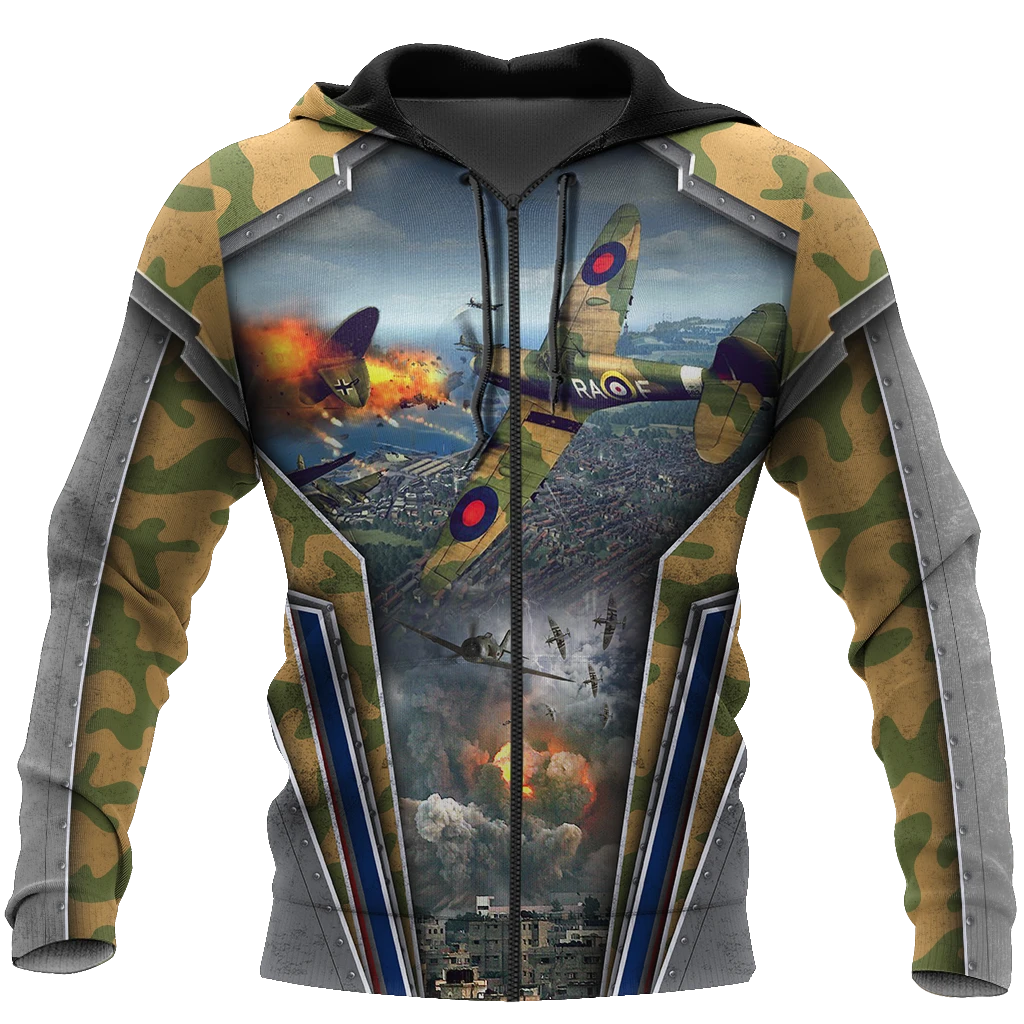 Awesome Hoodie 3D All Over Print Air Force Aircraft Supermarine Spitfire - Hoodie, T-Shirt, Zip Hoodies, Sweatshirt ND627
