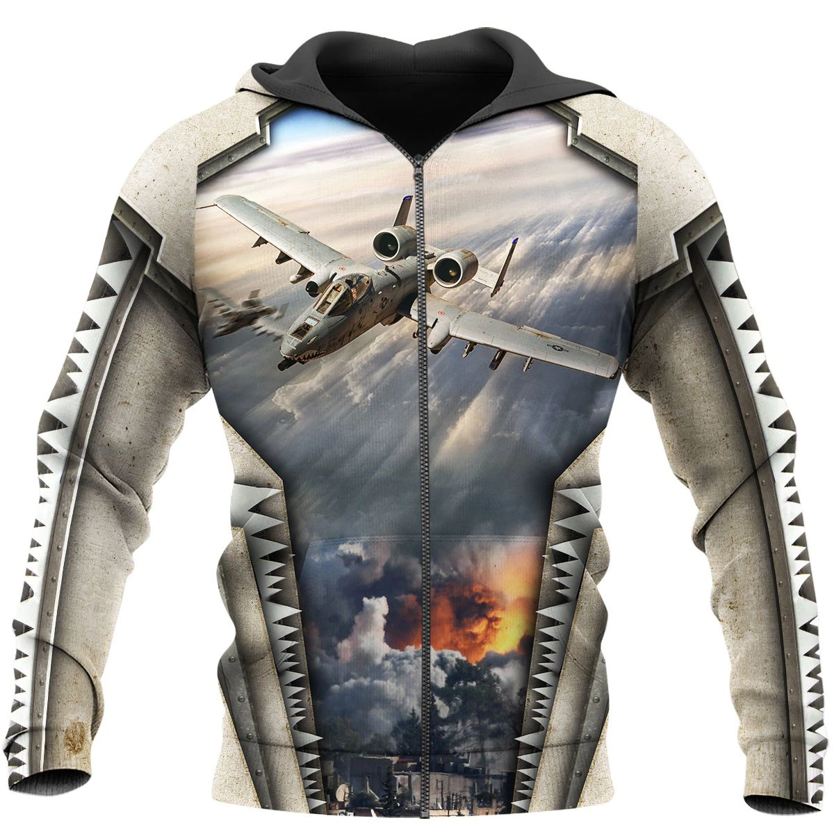 Awesome Hoodie 3D All Over Print Air Force Aircraft Supermarine Spitfire - Hoodie, T-Shirt, Zip Hoodies, Sweatshirt ND628
